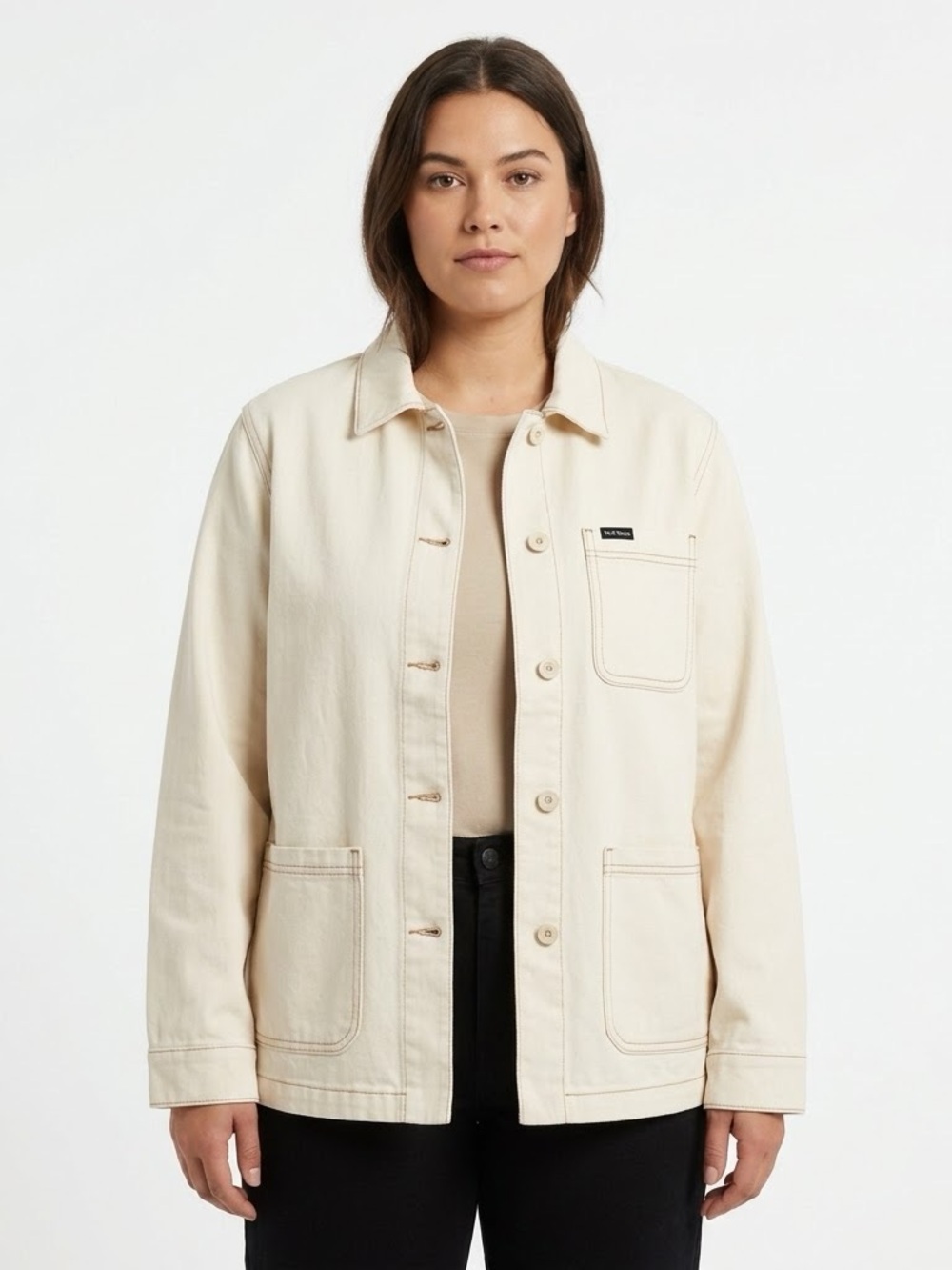 Well Worn Cream Utility Jacket